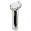 Cane holder 75° AISI 316 white cap - N°1 - comptoirnautique.com 