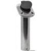 Porte-canne à encastrer inox 42 mm 60°  - N°1 - comptoirnautique.com 