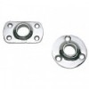 Platine balcon rectangulaire 60° 22 mm  - N°1 - comptoirnautique.com