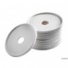 Supporto rotondo in polietilene bianco Confezione: 10 pezzi - N°1 - comptoirnautique.com