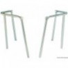 Balcone di poppa in acciaio inox 2-pezzi 35x40x45 cm 