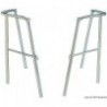 Balcone di poppa in acciaio inox 2-pezzi 40x43x60 cm 