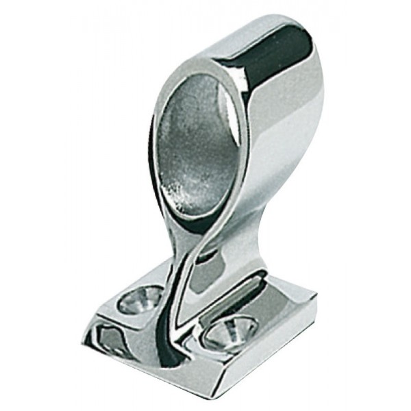 Main-courante terminal central inox 25 mm  - N°1 - comptoirnautique.com