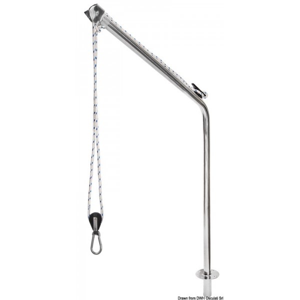 Deriva girevole in acciaio inox - N°1 - comptoirnautique.com