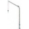 Swivel davit stainless steel tube 40 mm 125 kg per pair
