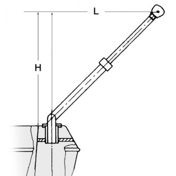 Davit telescopico 180 kg per coppia - N°4 - comptoirnautique.com