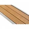 Faltbarer Laufsteg AISI316/iroko 160 cm - N°3 - comptoirnautique.com