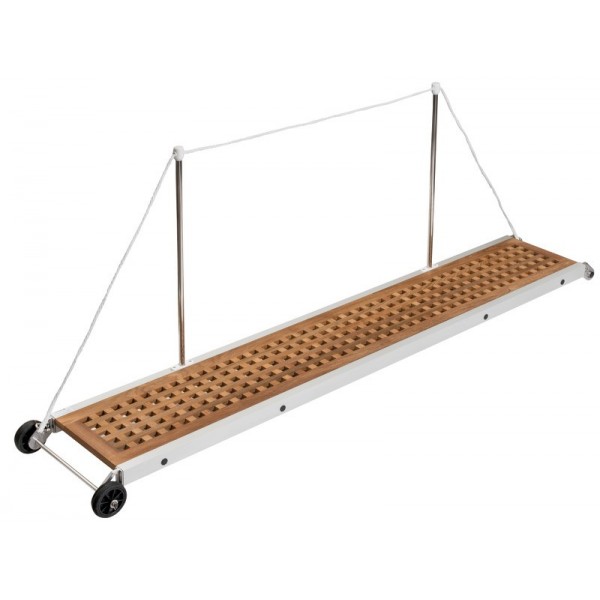 Passerella fissa con carabottino in teak 210 cm - N°1 - comptoirnautique.com