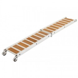 Passerelle pliable verni blanc