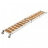 White varnished folding walkway 210 cm - N°2 - comptoirnautique.com