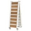 Pasarela plegable barnizada en blanco 260 cm - N°1 - comptoirnautique.com 