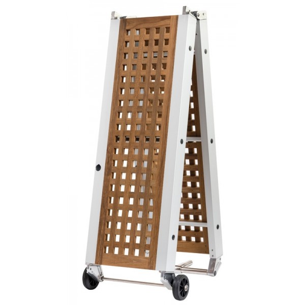Passerella pieghevole da 310 cm con doghe in teak - N°1 - comptoirnautique.com