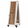 Passerella pieghevole da 310 cm con doghe in teak