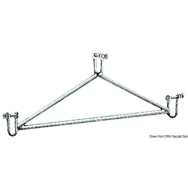 Barra distanziatrice in acciaio inox per passerella - N°1 - comptoirnautique.com