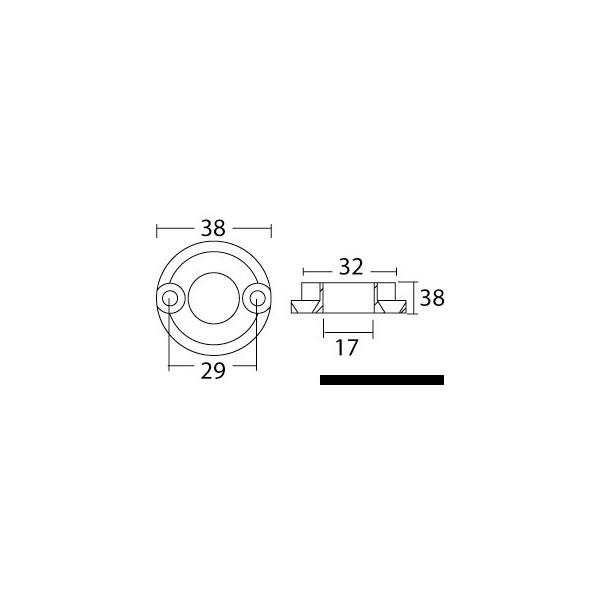Anodo di ricambio per Vetus Bow 25 - N°3 - comptoirnautique.com