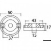 Ánodo de repuesto para Vetus Bow 35/55 - N°3 - comptoirnautique.com