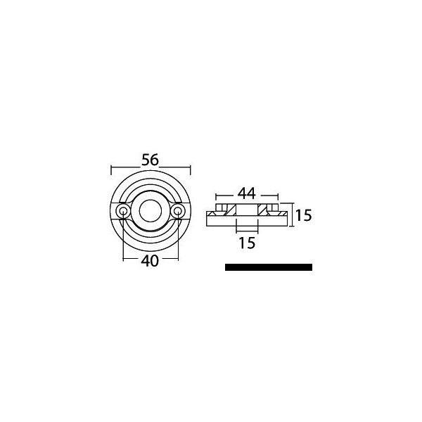 Anodo di ricambio per Vetus Bow 75/80/95 - N°3 - comptoirnautique.com