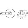 Anode de rechange aluminium réf. orig. 31180  - N°2 - comptoirnautique.com 