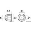 Spare zinc anode ref. orig. 201180 - N°2 - comptoirnautique.com