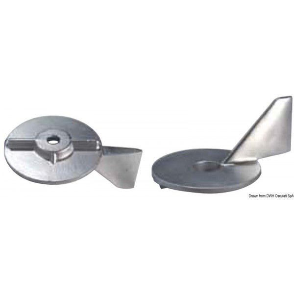 Piede anodico f. dalla scheda-50/75 HP  - N°1 - comptoirnautique.com