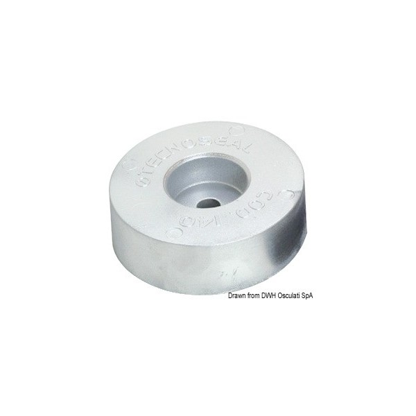Anodo di poppa in magnesio 125x38 mm - N°1 - comptoirnautique.com