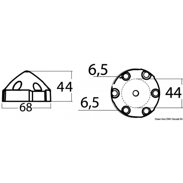 Anode x hélices Max/Prop 28/35 mm  - N°2 - comptoirnautique.com