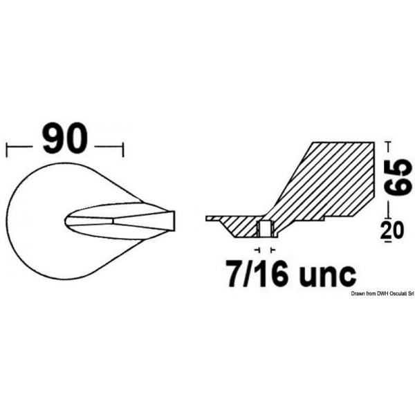 Cola de carpa para fueraborda 35/ 225 HP - N°2 - comptoirnautique.com