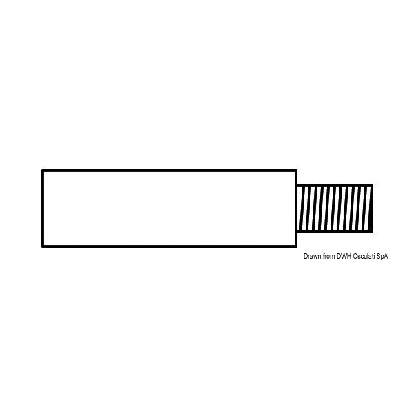 Anode zinc heat exchanger 7/16" Caterpillar Ø10 - N°1 - comptoirnautique.com