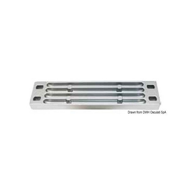 Piastra in alluminio per Yamaha - N°1 - comptoirnautique.com