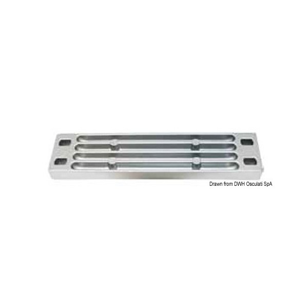 Magnesium plate for Yamaha - N°1 - comptoirnautique.com 