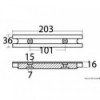 Anodo a barra in alluminio per Yamaha e Mariner - N°2 - comptoirnautique.com