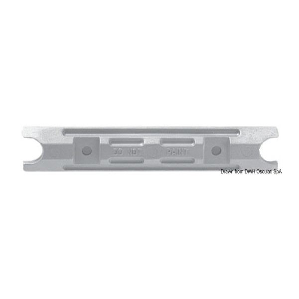 Anodo a barra in alluminio per Yamaha e Mariner - N°3 - comptoirnautique.com