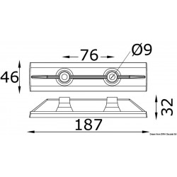 Calha lateral em zinco para...