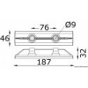 Barre-in-bord zinc pour Yamaha  - N°2 - comptoirnautique.com 