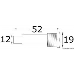 Inboard motor anode with...
