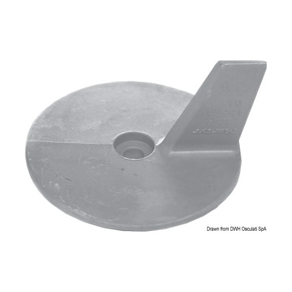 Queue de carpe zinc p. Yamaha/Mariner 20/50 HP  - N°1 - comptoirnautique.com