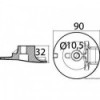 Anodo di magnesio per piastra motore 200/350 HP - N°3 - comptoirnautique.com