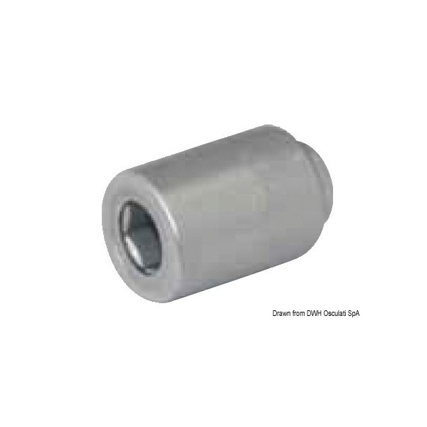 Anode cylindre zinc 80/225 HP  - N°1 - comptoirnautique.com