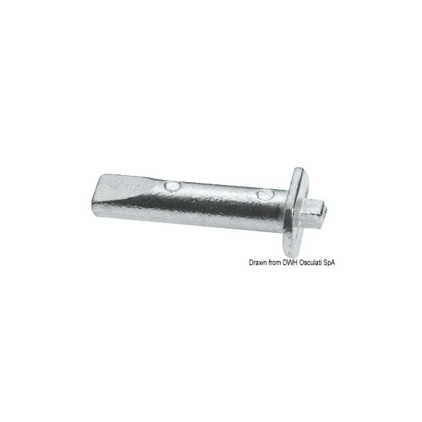 Anode cylindre pour Yamaha 20/30 HP  - N°1 - comptoirnautique.com