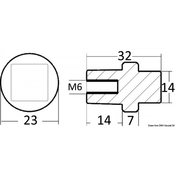 Anodo cilindro in zinco per Yamaha 80/300 HP - N°2 - comptoirnautique.com