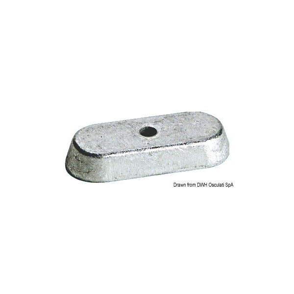 Anodo in alluminio per Yamaha 6/8/9.9 HP 4 tempi - N°1 - comptoirnautique.com