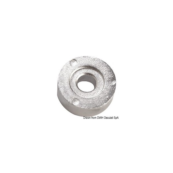 Anode rondelle magnésium 24 x 15 mm  - N°1 - comptoirnautique.com