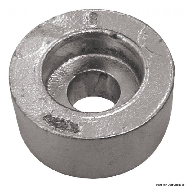 Rondella anodica alluminio off-a bordo Suzuki 4/300 HP  - N°1 - comptoirnautique.com