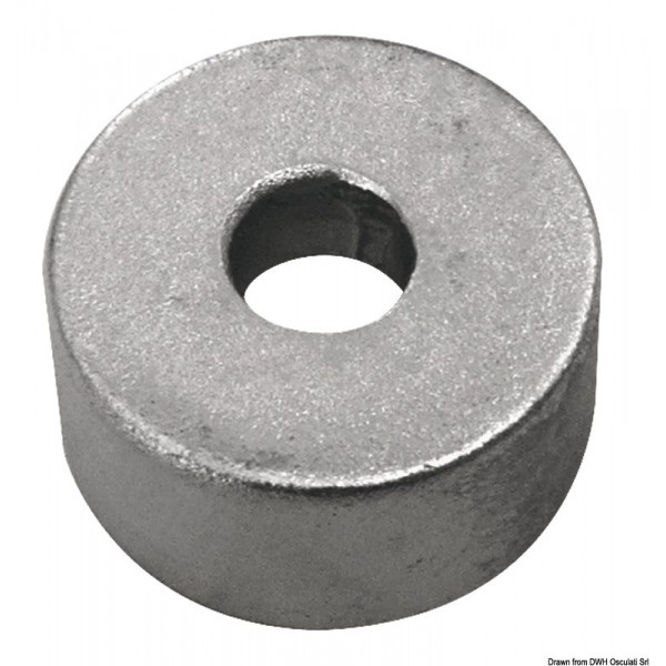 Rondella di magnesio anodica da-a bordo di Suzuki 4/300 HP  - N°2 - comptoirnautique.com