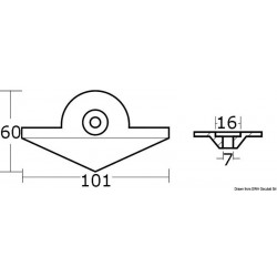 Anodo per fuoribordo 8/15 HP