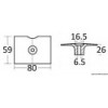 Anode zinc 9,5/15 HP 2 temps  - N°2 - comptoirnautique.com