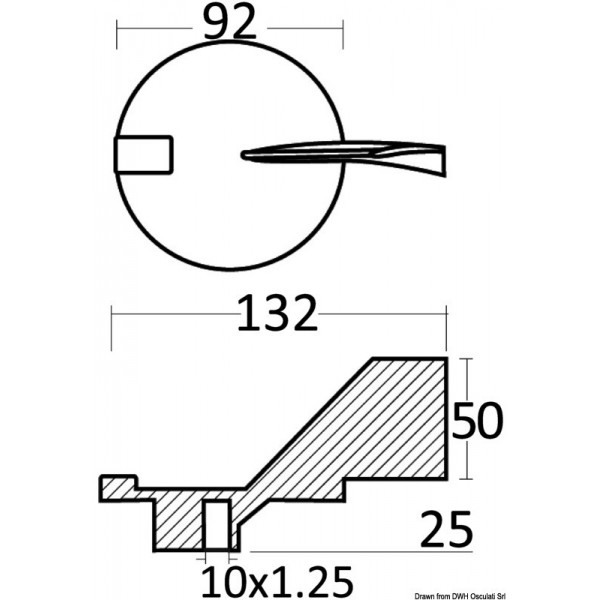 Karpfenschwanz aus Zink 50/100 HP 4-Takt - N°2 - comptoirnautique.com