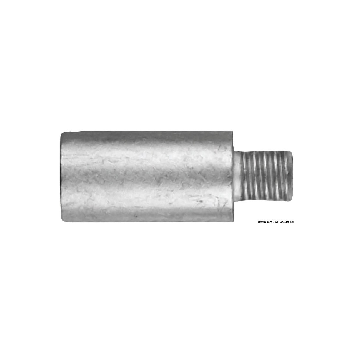 Tecnoseal Anodo In Zinco Per Gori - Diametro 16-28mm - Attacco 6mm