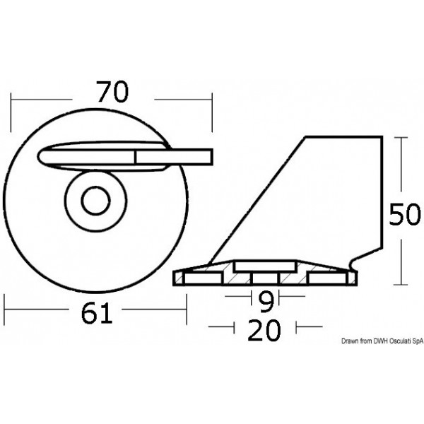 Cauda de carpa 25/50 CV - N°2 - comptoirnautique.com 