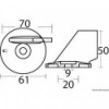 Carp zinc tail 55/85 HP 40/70 4 stroke - N°3 - comptoirnautique.com